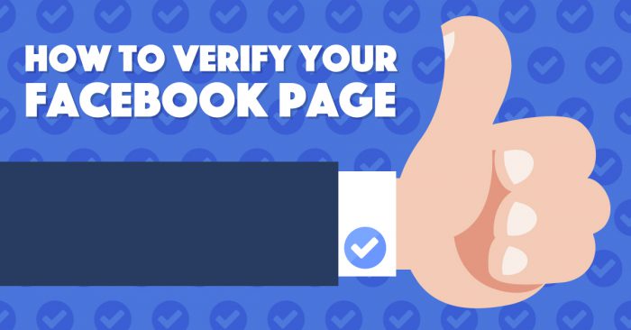 verify your fb page