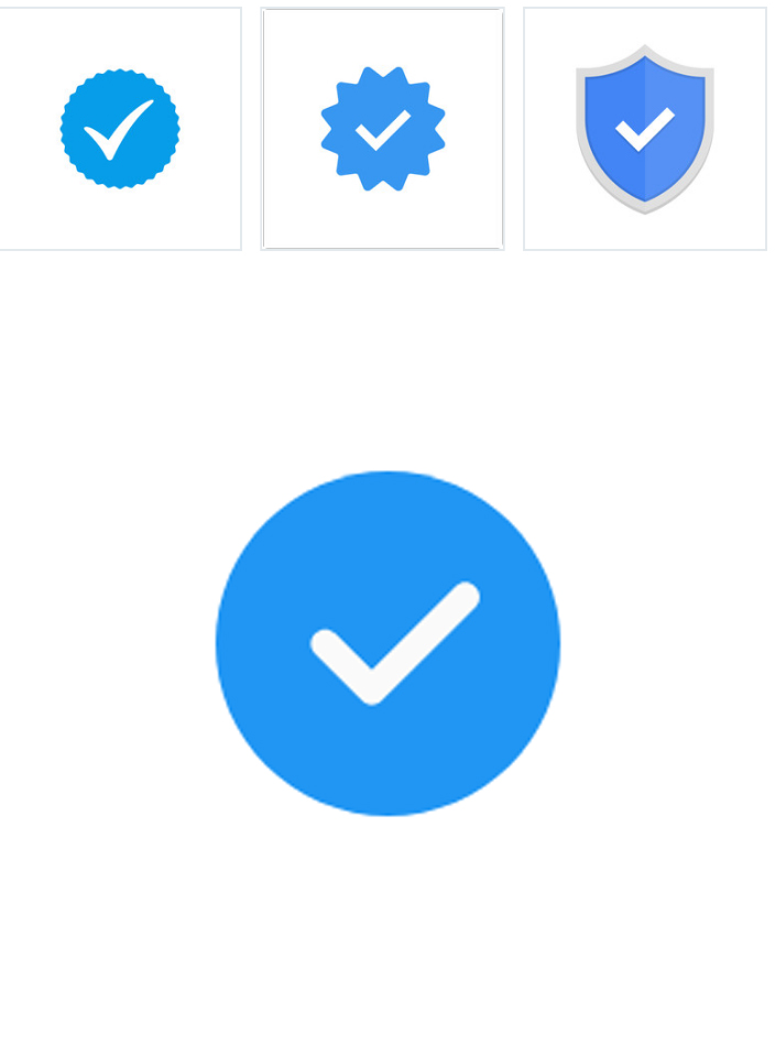 Instagram Blue Tick Emoji In Keyboard / However, emojis will be correctly c...