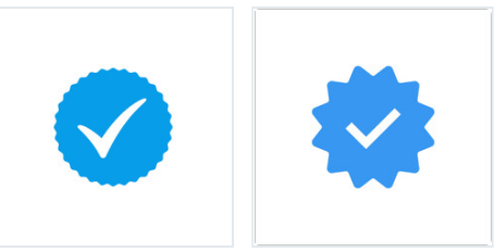 vector icons of verified