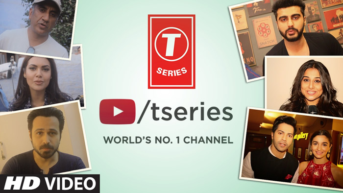 Most Subscribed YouTube Channels: T-Series
